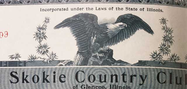 Detail of Skokie Country Club report